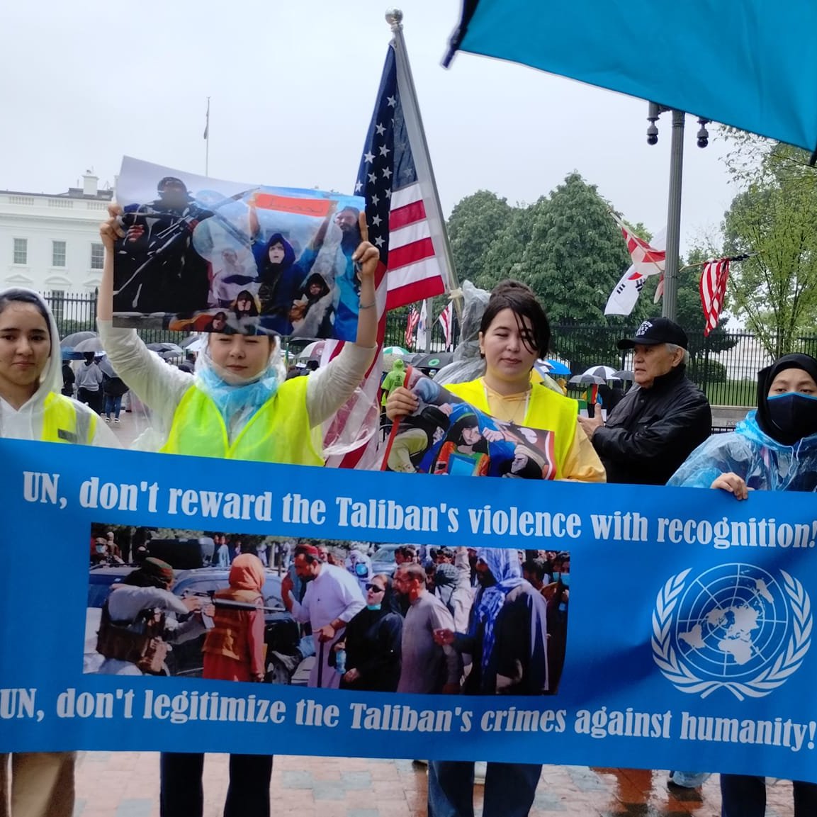 تظاهرات علیه طالبان و هرگونه به رسمیت شناخته این گروه تروریستی پشتونیستی