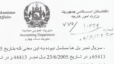 ضعف کاری، سوء استفاده و باقی داری زلمی حقانی سفیر سابق افغانستان