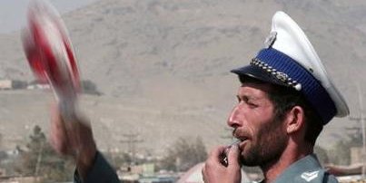 پولیس ترافیک در کابل