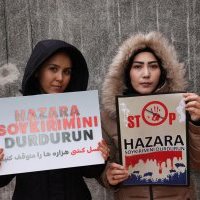 ترابزن: تظاهرات علیه نسل کشی هزاره و ربودن دختران توسط گروه تروریستی طالبان