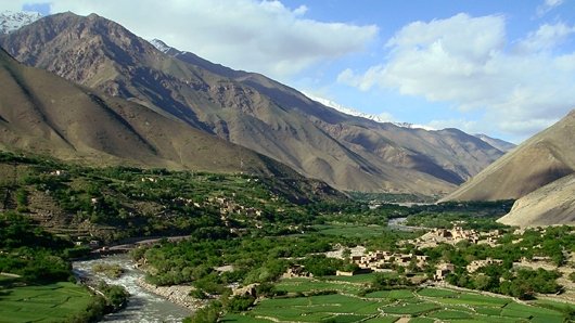 نمایی از دره پنجشیر