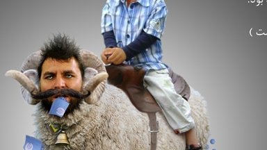 گــوســفند کــاغــذ خــور