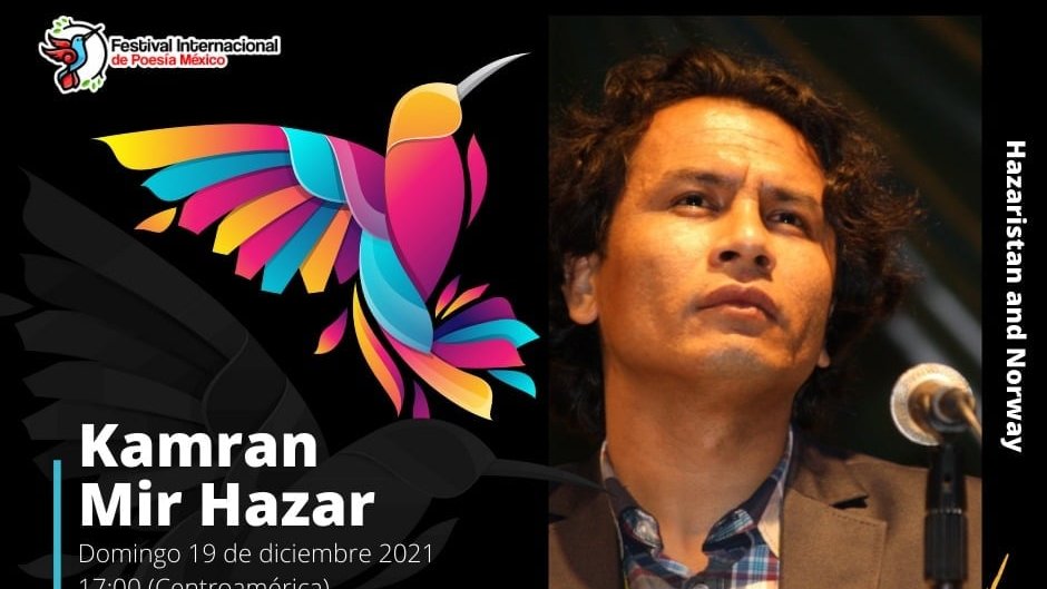 کامران میرهزار شاعر نامدار هزاره در فستیوال بین المللی شعر مکزیک