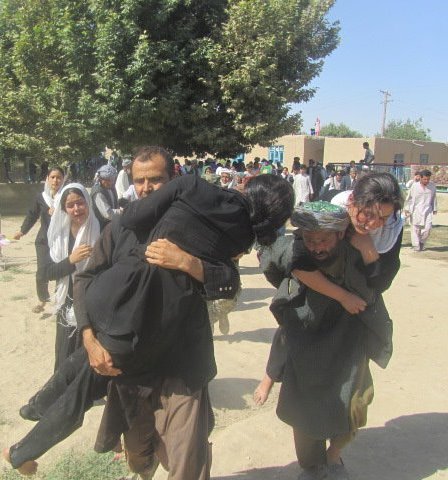 عکس هایی از حملات وحشیانه به دانش آموزان مکاتب شمال افغانستان
