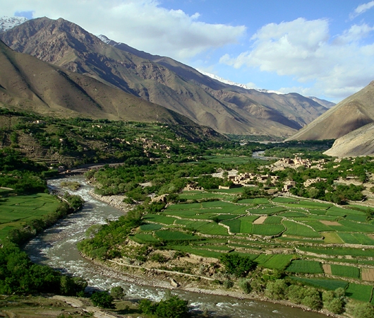 نمایی از دره پنجشیر