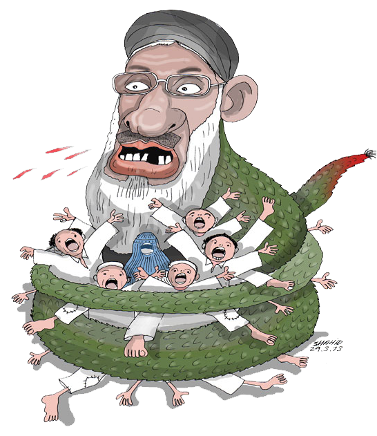 مار زنگی، ملا حامد کرزی و تشناب ملای استخبارات پاکستان